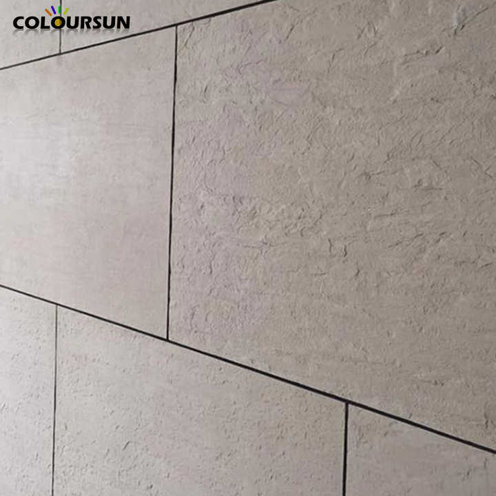 Ốp tường màu xám đậm, gạch đá núi lửa