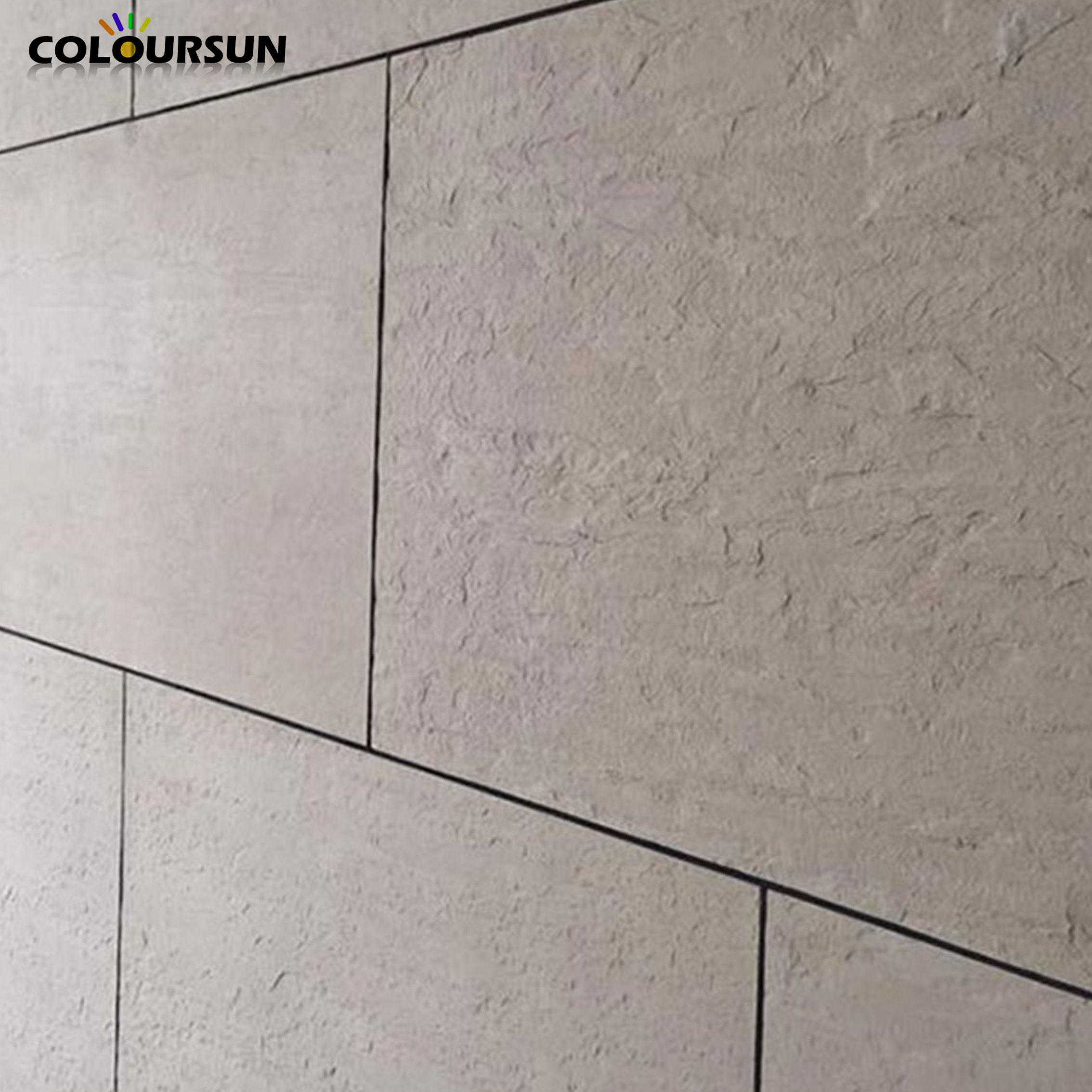 Ốp tường màu xám đậm, gạch đá núi lửa