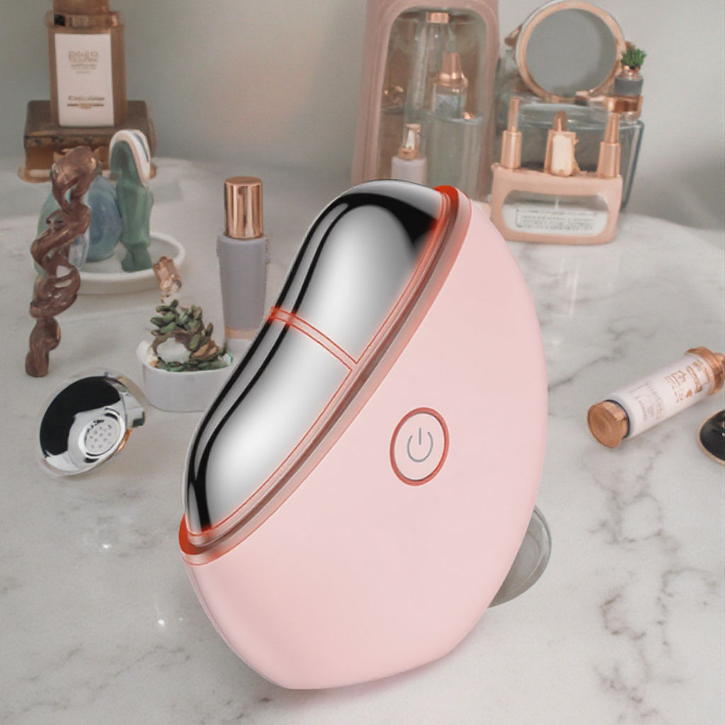 Máy Gua Sha điện tử cầm tay sạc lại, nâng cơ, làm nóng, chăm sóc da mặt, cổ, cằm, mắt, dùng tại nhà