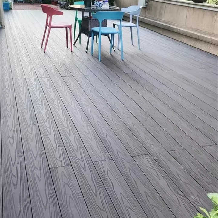 Sàn gỗ nhựa ngoài trời 3D nổi bật bán chạy