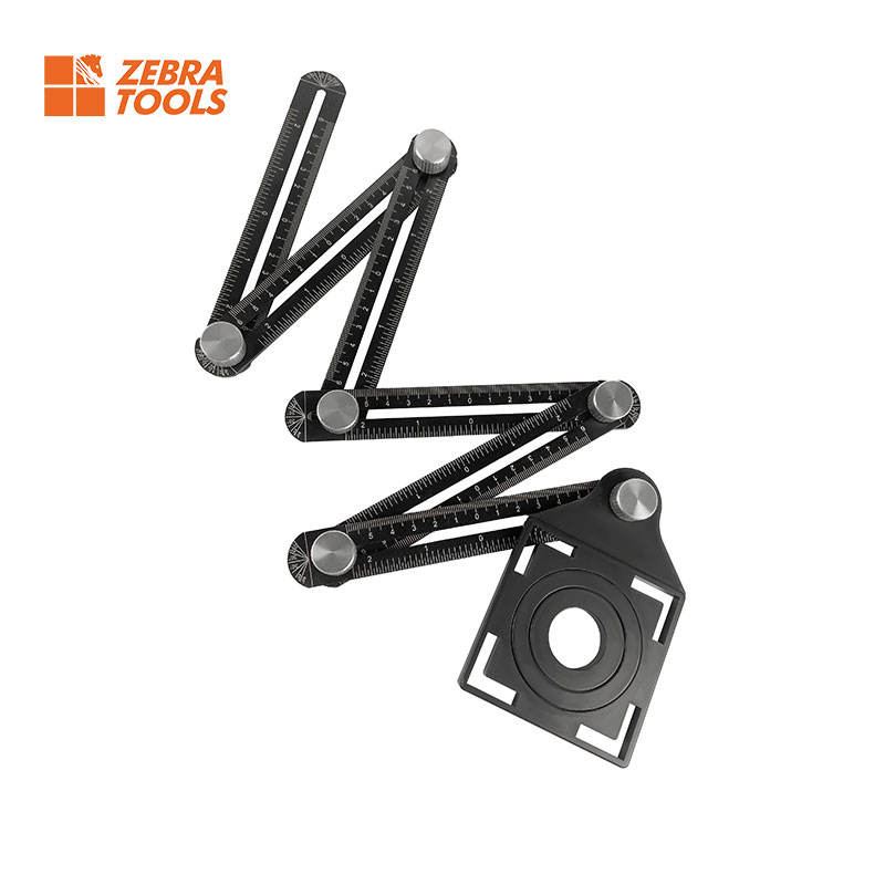 Thước đo đa năng tự chế bằng nhôm 6 cạnh tiện dụng