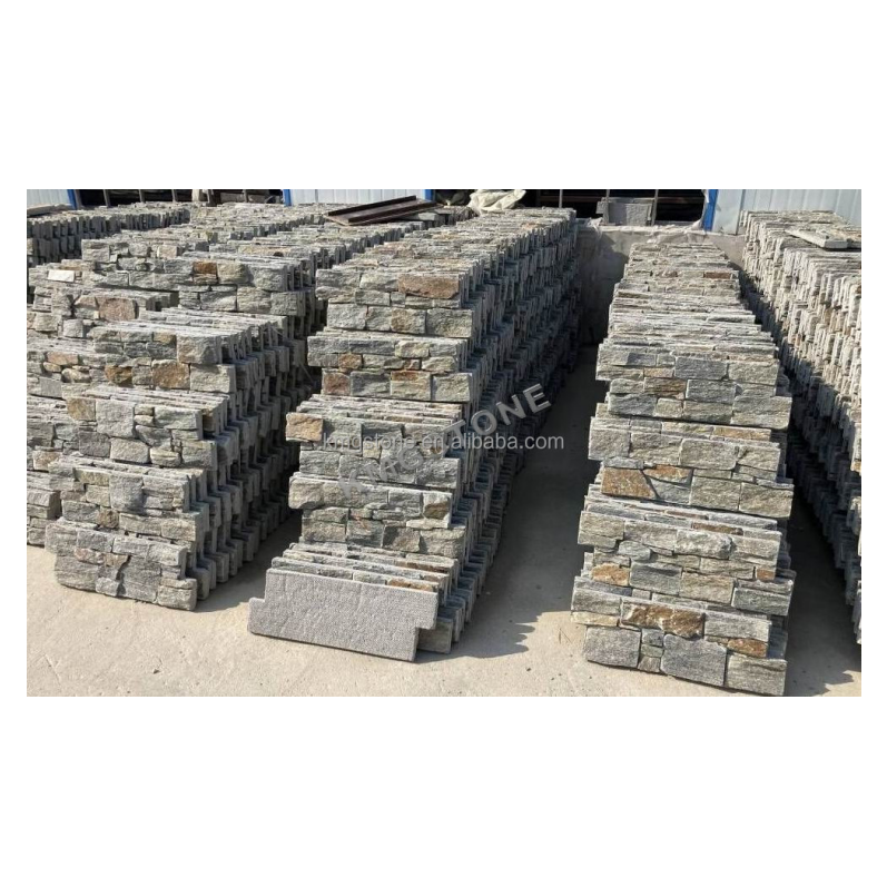 Tấm ốp tường veneer đá phiến tự nhiên thiết kế hiện đại kháng axit và xói mòn dành cho biệt thự với hoàn thiện bề mặt cổ điển