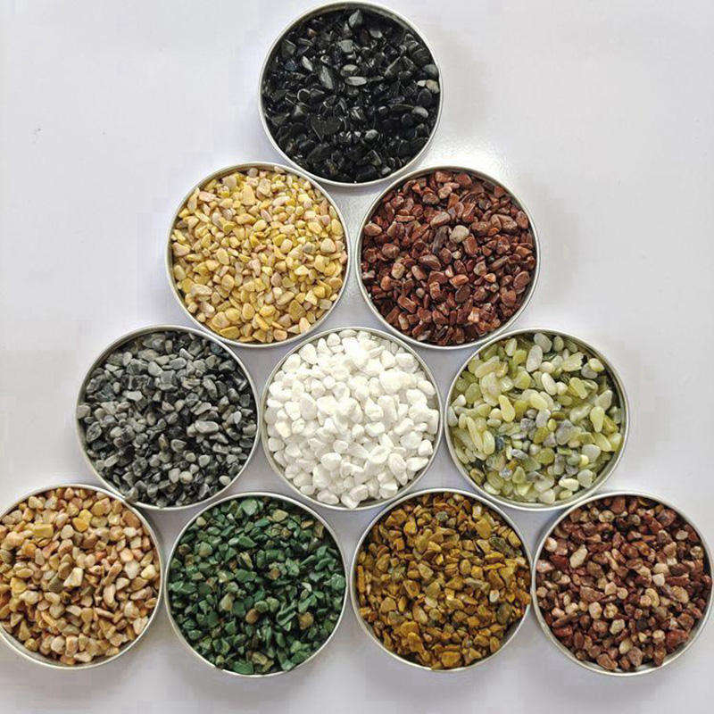 Sỉ nhà máy Đá sỏi cuội tròn tự nhiên nhiều màu sắc dùng để lát sân vườn, lối đi bằng đá cuội và sỏi