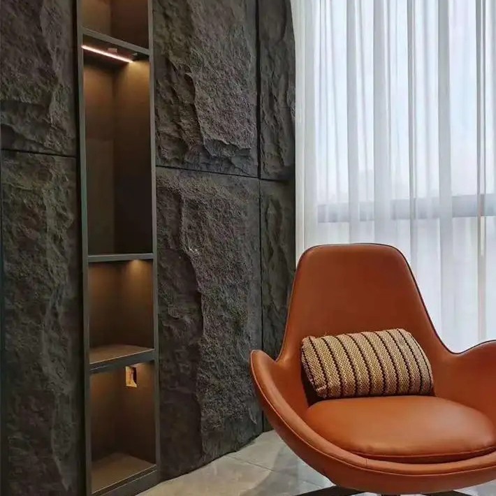 Tấm trang trí đá nhân tạo PU siêu nhẹ, mô phỏng đá nuôi nấm