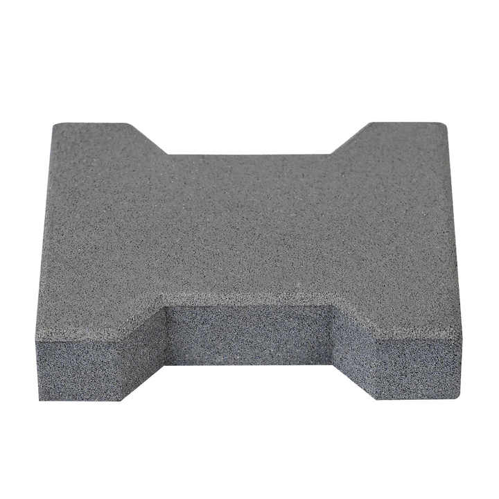Tấm thảm cao su chống trơn hình chữ I nhiều màu sắc EPDM thiết kế xương chó hình vuông