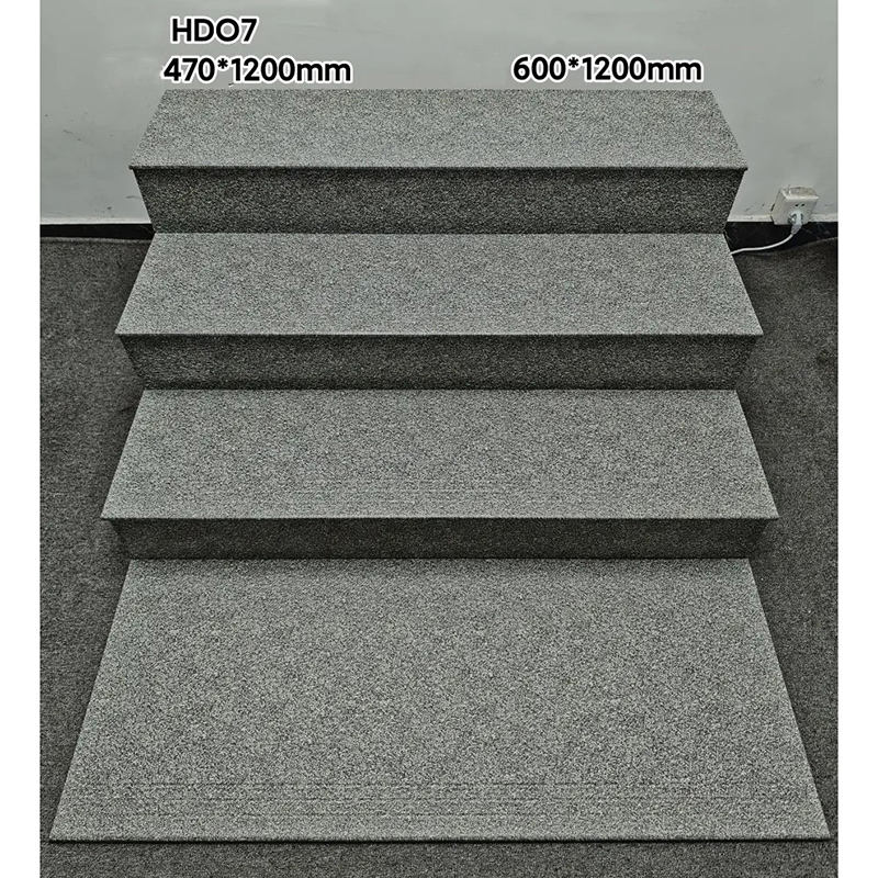 Gạch bậc cầu thang chất lượng cao 1200x470mm 600x1200mm Bề mặt vải thiều Gạch sứ lát sàn trong nhà giá rẻ Trung Quốc