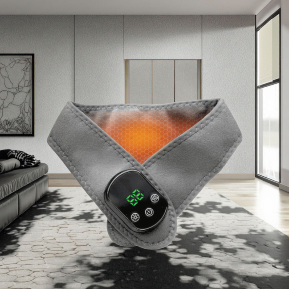 Máy mát xa cổ và vai không dây Nâng cấp 2025 có liệu pháp nhiệt Shiatsu, nhào bóp và rung