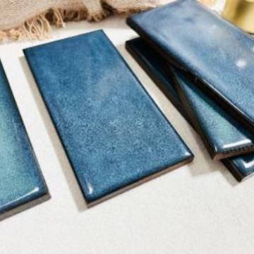 Gạch ốp tường thủ công Lò nung Retro họa tiết 3D, mosaic đa diện, rạn men băng dùng cho bếp, phòng tắm, nhà hàng.