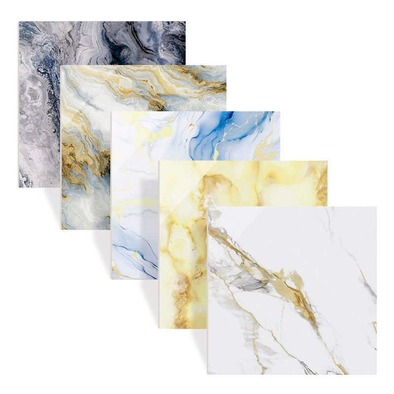 Gạch Đá Ceramic Sang Trọng 600x600 Toàn Thân, Sáng Bóng Cao Cấp, Dùng Ốp Lát Sàn và Tường Nền cho Biệt Thự, Phòng Khách, Trung Tâm Thương Mại