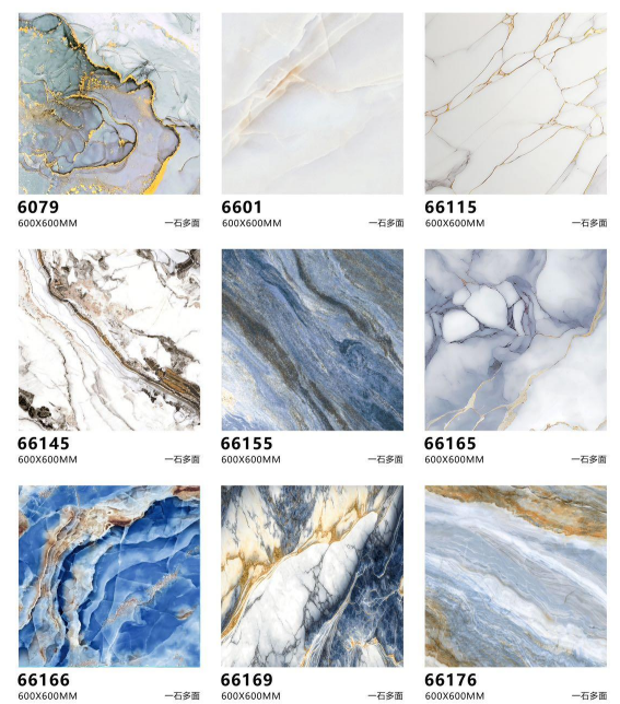 Gạch lát nền cao cấp men sứ trắng Carrara 60x60