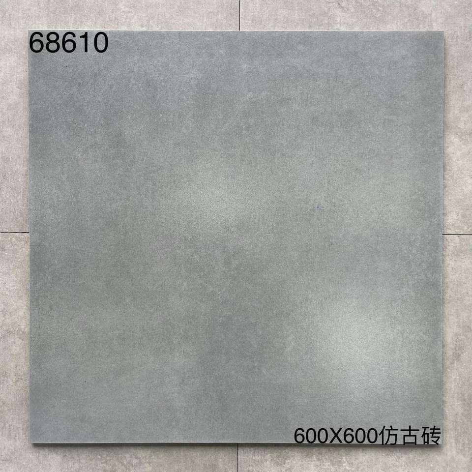 Gạch lát sàn men sứ Rustic chống trơn 600x600mm
