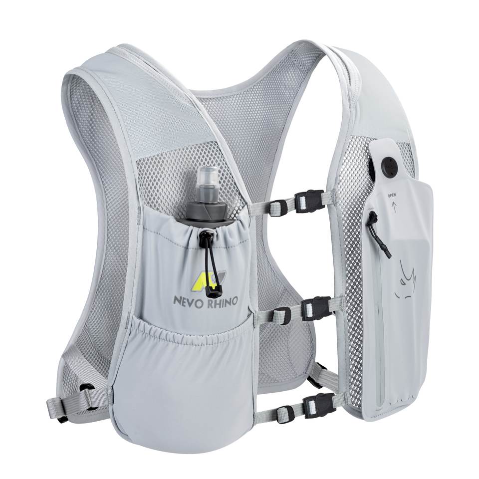 Áo Vest Chạy Bộ Cấp Nước Nylon 5 Lít Nhẹ, Dung Tích Lớn, Bền Và Thoáng Khí, Ba Lô Cấp Nước Thoải Mái Dành Cho Chạy Đua