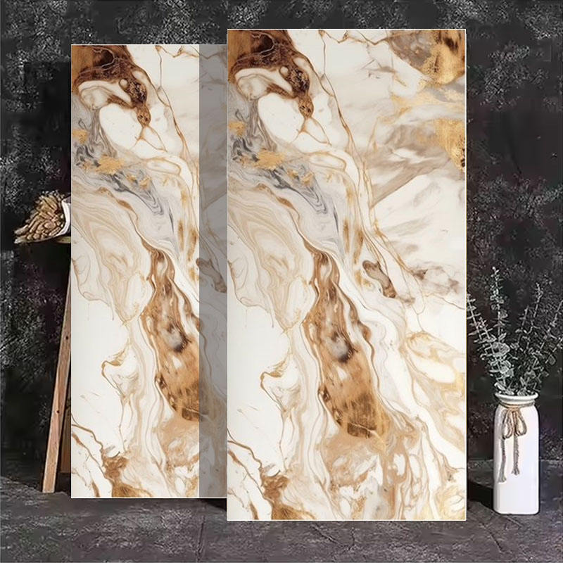 Gạch men sứ tráng men bóng khổ lớn 1200x600 màu trắng Carrara cao cấp