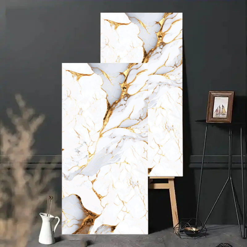 Gạch lát nền vân vàng Carrara trắng