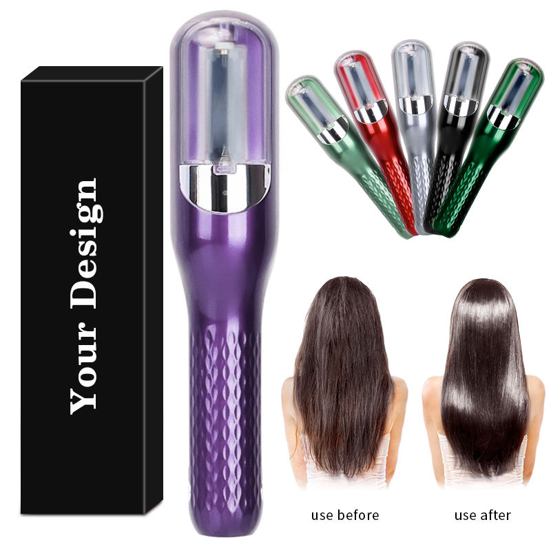 Bộ Tông Đơ Cắt Tóc Hiệu Năng Cao Không Dây Sạc Lại, Tự Động Loại Bỏ Tóc Chẻ Ngọn Dành Cho Tóc Khô Xơ, Tiện Lợi Khi Đi Du Lịch