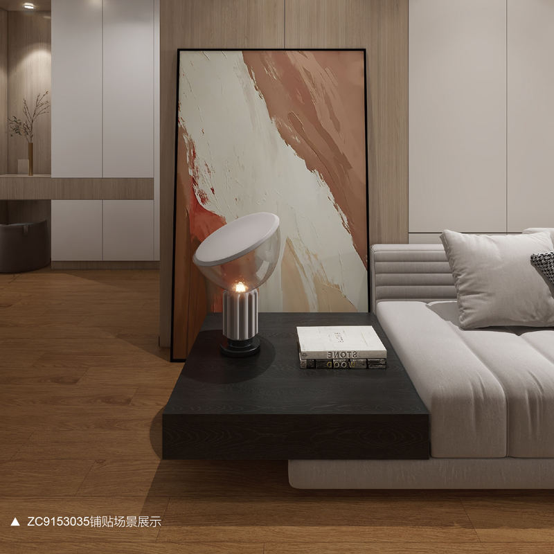 Gạch Ceramic Vân Gỗ Hiện Đại, Bóng, Mộc Mạc Dùng Cho Tường Nội Thất Phòng Ngủ, Phòng Khách, Phòng Tắm, Nhà Bếp