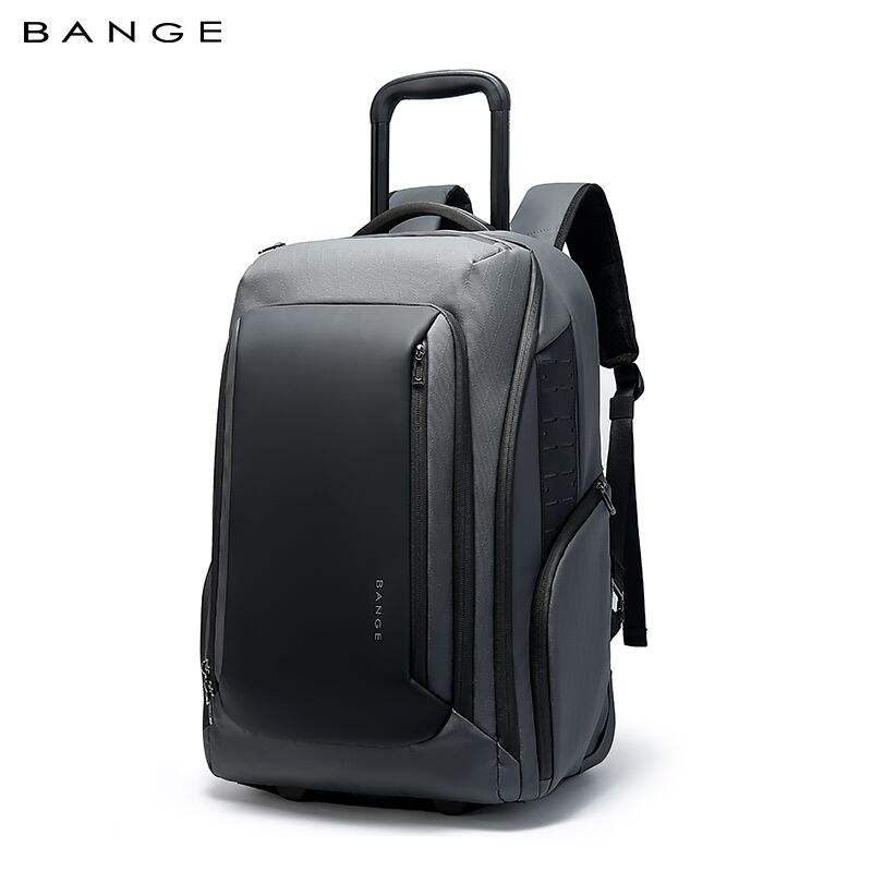BANGE Ba lô kéo đựng laptop nam chống thấm nước, đi công tác du lịch dã ngoại, hàng mới bán chạy