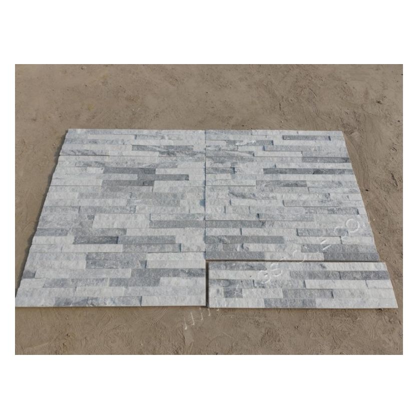 Tấm ốp đá phiến tự nhiên Xám Mây, thiết kế hiện đại và cổ điển, dạng tấm vuông, dùng cho tường ngoại thất khách sạn và biệt thự