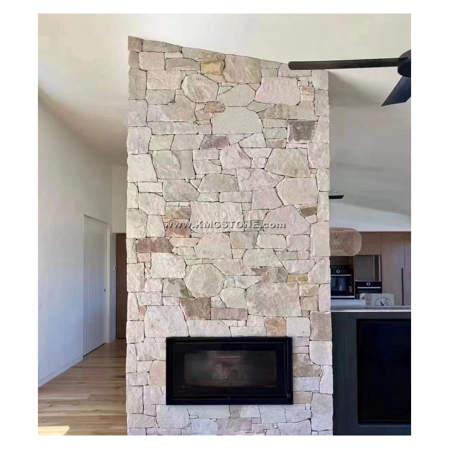 Ván lạng đá phiến tự nhiên dạng đá tấm rời ốp tường