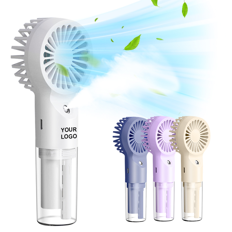 Quạt phun sương mini cầm tay di động sạc điện bỏ túi mới
