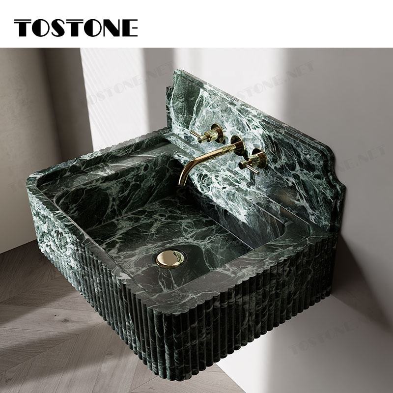 Bồn rửa Tostone Xanh lá Verde Alpi Tự nhiên