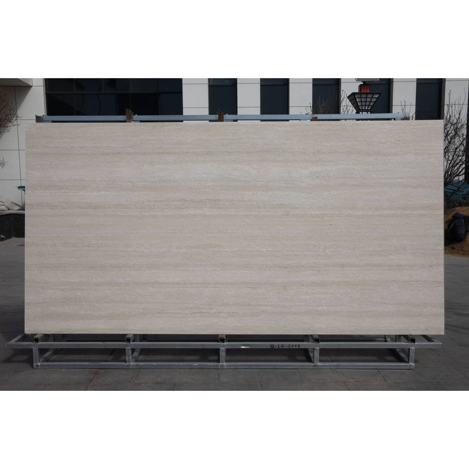 Tấm Đá Nung Kết Travertine Thổ Nhĩ Kỳ Tông Màu Đất Hiện Đại Kết Cấu Xốp Độc Đáo Dùng Cho Nhà Bếp