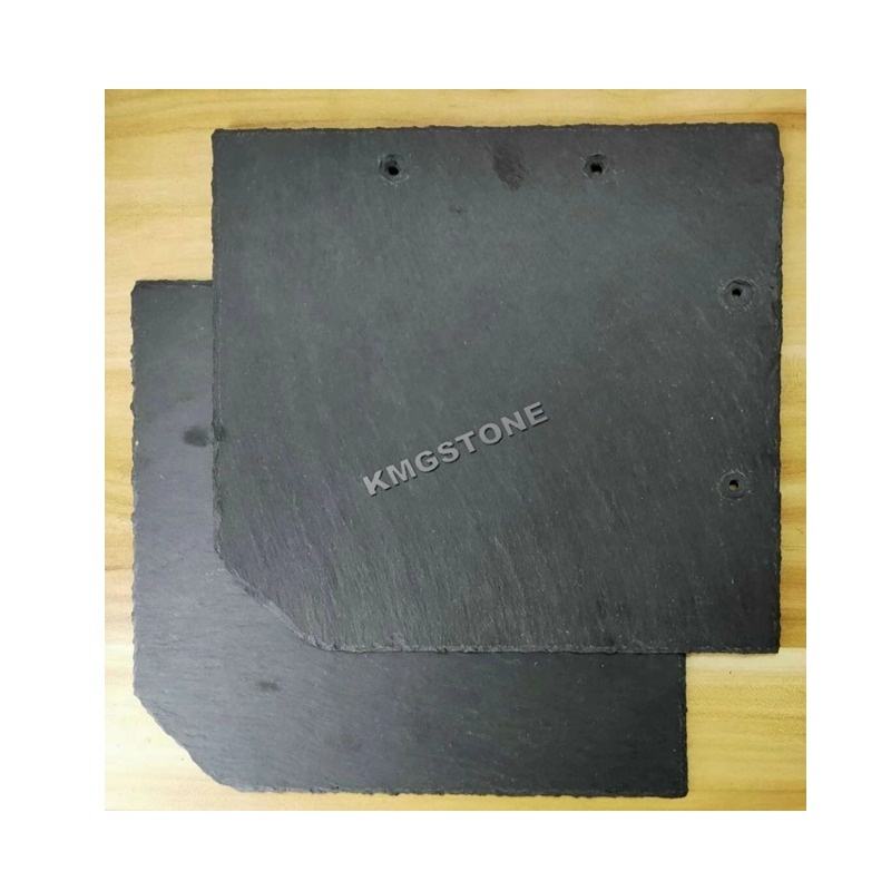 Ngói Lợp Đá Phiến Đen Tự Nhiên Hình Vuông Thiết Kế Hiện Đại & Châu Âu Dành Cho Khách Sạn Biệt Thự Công Viên Với Hoàn Thiện Mộc Mạc & Cổ Điển