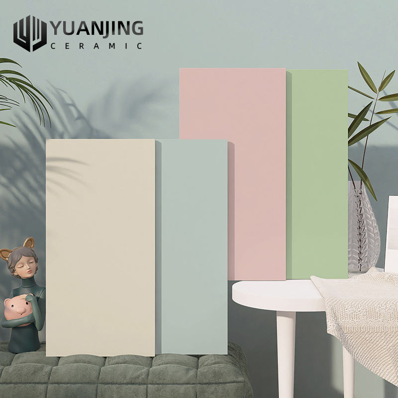 Gạch Men Sứ Ốp Tường Phòng Tắm, Bếp, Ban Công, Chống Trượt, Chống Mài Mòn, Màu Trơn, Ánh Sáng Dịu Nhẹ, Phong Cách Đơn Giản Hiện Đại