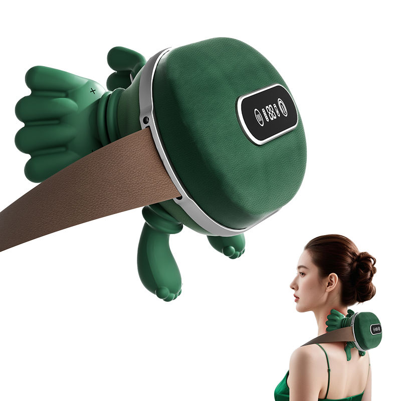 Máy mát xa cổ và vai Shiatsu thông minh hình bàn tay, 3 chế độ nhào bóp, nâng cấp 2025