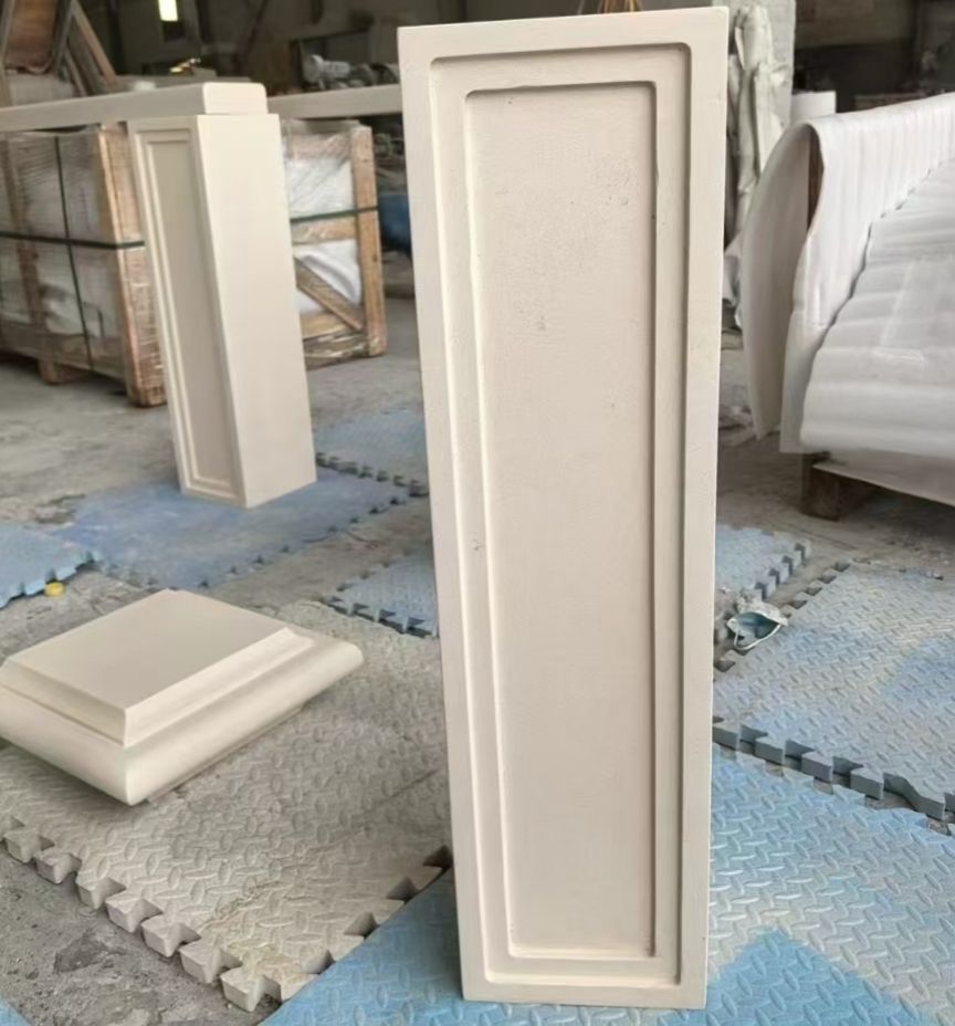 Cột trụ cổng, trụ đỡ đá vôi trắng nhân tạo