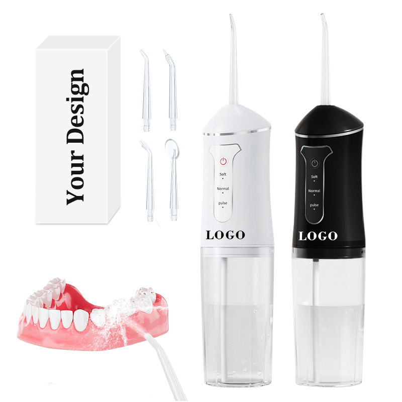Máy tăm nước điện không dây chống nước có thể sạc lại, nhỏ gọn với 4 đầu tăm