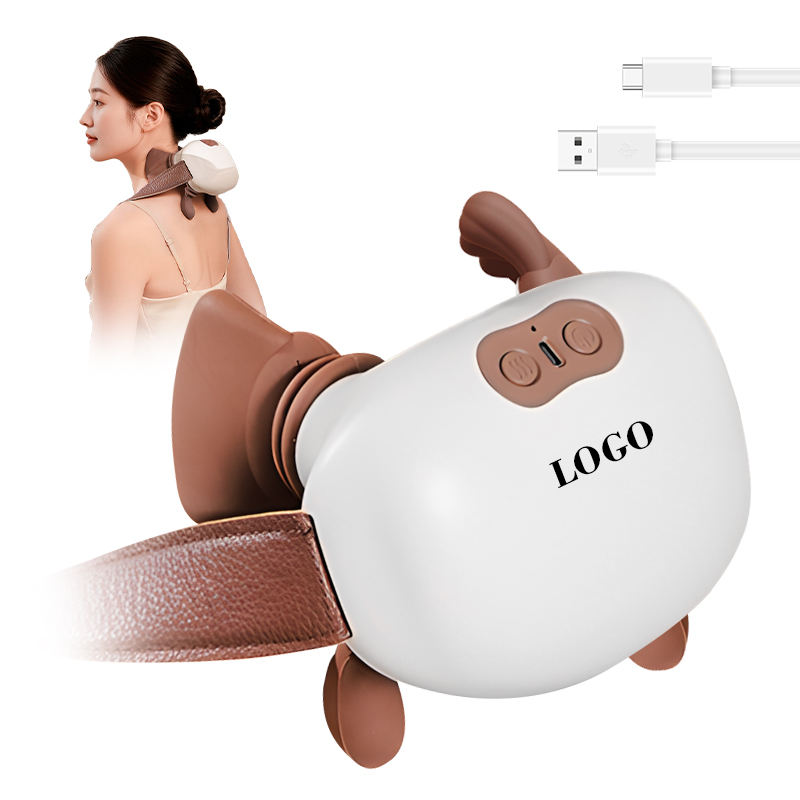 Gối mát xa cổ, vai, lưng du lịch nhỏ gọn kiêm thiết bị kéo giãn cổ