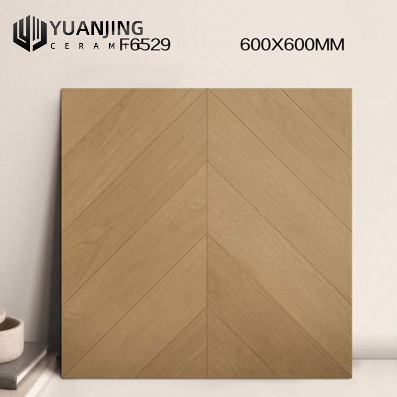 Gạch Porcelain Cao Cấp Vân Gỗ Nổi Bề Mặt Mờ Chống Trượt 600x600mm
