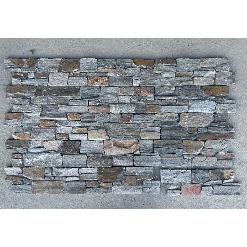 Tấm ốp đá veneer phiến tự nhiên mỏng tùy chỉnh bán buôn, thiết kế hiện đại, ốp tường ngoại thất & đá văn hóa