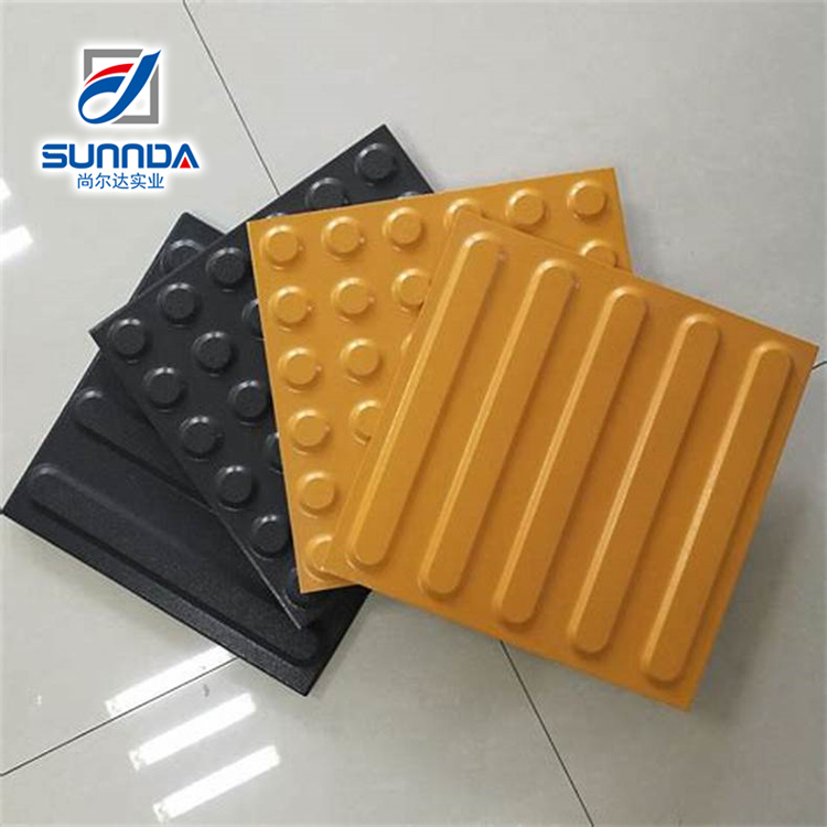 Gạch Sứ Đồng Chất Dẫn Hướng Ngoài Trời Dành Cho Người Khiếm Thị Foshan Tac Tiles, Họa Tiết Chấm Nổi Và Sọc Dẫn Hướng, Màu Thuần