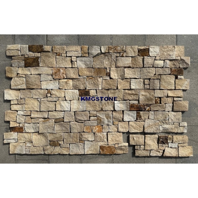 Tấm ốp đá veneer tự nhiên hiện đại màu Nâu hạt dẻ