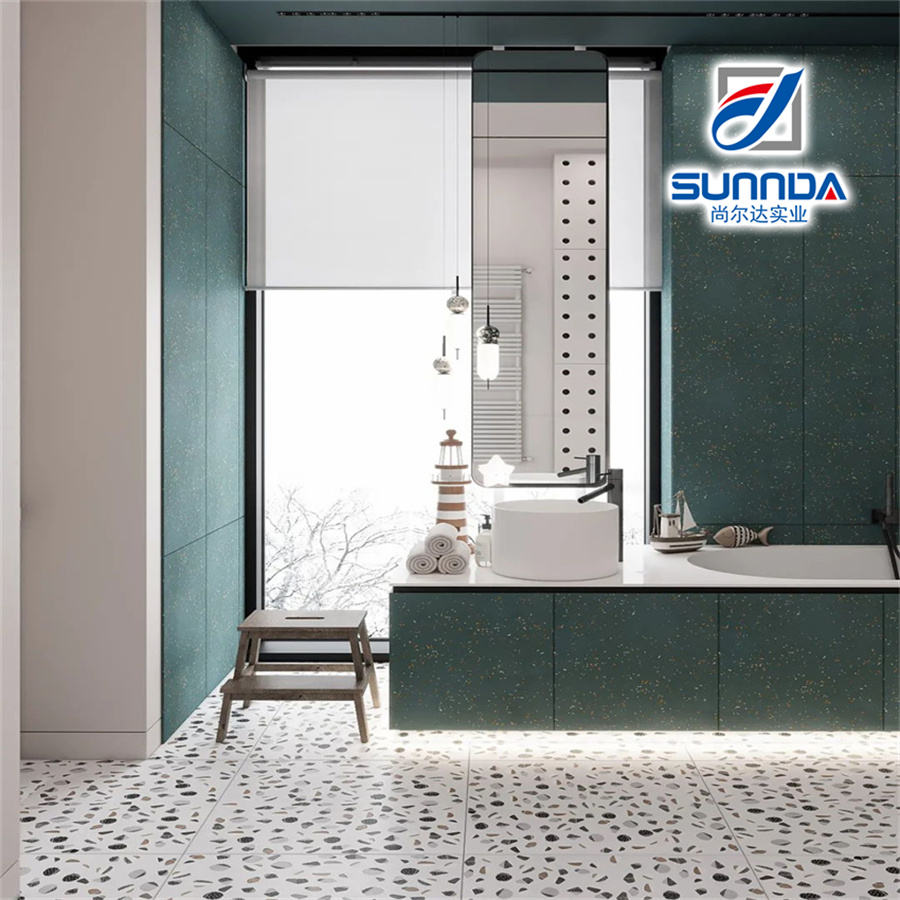 R10 Gạch lát sàn sứ giả cổ vân đá cẩm thạch bề mặt mờ, vân Terrozoo màu be nâu/đen, 600x600mm