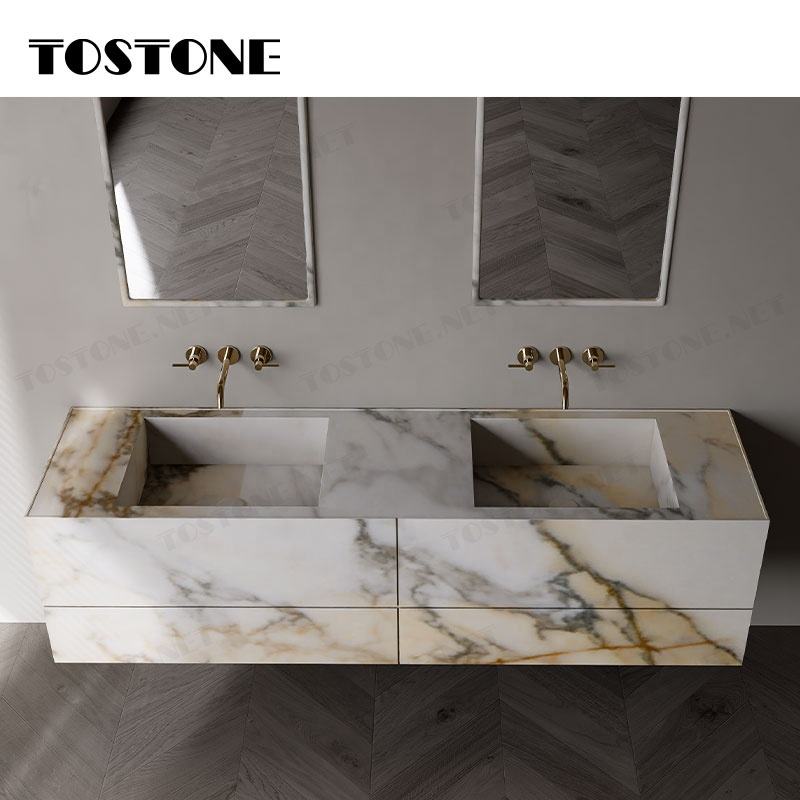Tủ lavabo Tostone Contemporary Natural Phantom Marble Elegant