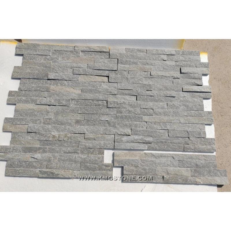 Tấm Gạch Ốp Tường Đá Quartzite Xanh Phong Cách Châu Âu Ngoại Thất Đá Tự Nhiên Kháng Axit Chống Xói Mòn Bền Bỉ Thân Thiện Môi Trường