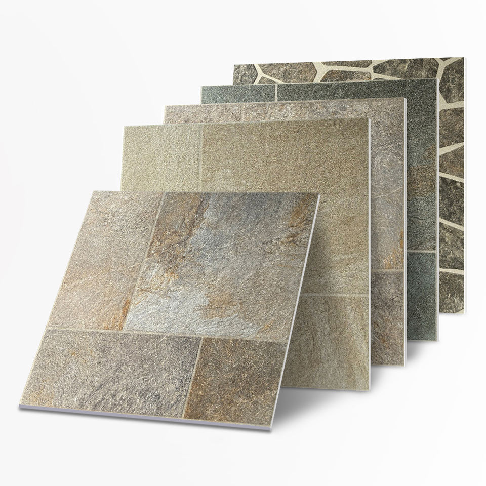 12mm Nhà máy Foshan Gạch lát sàn cổ điển gốm mờ họa tiết vân đá cẩm thạch Bề mặt vân đá Gạch lát sàn Gạch nền 60x60cm