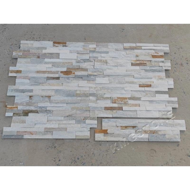 Tấm Ốp Tường Veneer Đá Phiến Chẻ Đánh Bóng Vàng Mật Ong Tự Nhiên Bền Dùng Cho Ngoại Thất, Nội Thất, Nhà Bếp