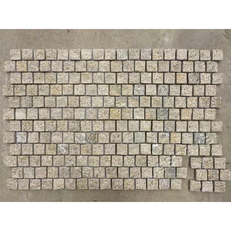 Đá lát vỉa hè kiểu đá cuội hiện đại kết lưới để sử dụng ngoài trời trong vườn & công viên
