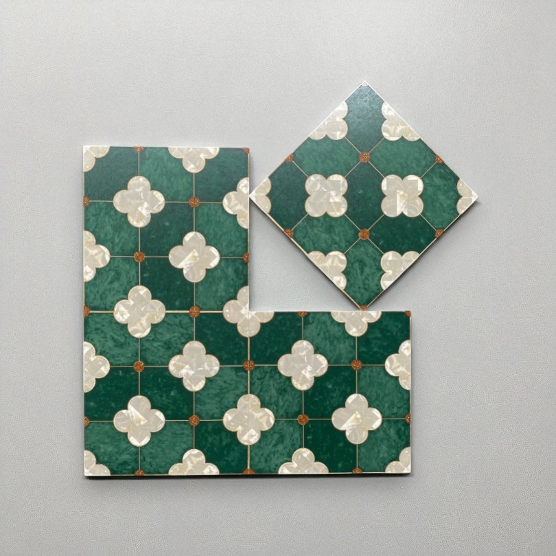Gạch Bông Trung Quốc, men mờ xương porcelain, KT 300x300mm, DSF30521 (1 hộp/11 viên/1m2)