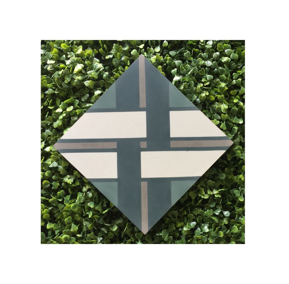 Gạch xi măng khảm thủ công