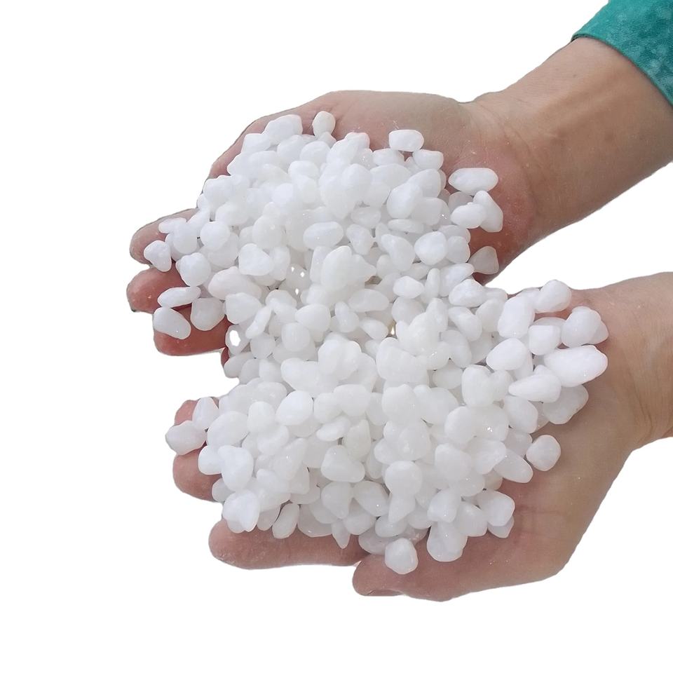 Wholesale Crystal White and Pebble White Natural Stone Gravel for Outdoor Landscaping Decoration Big Quantity