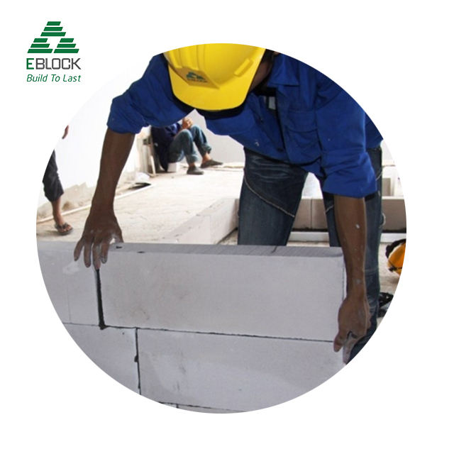 Nhà sản xuất tấm tường nhẹ AAC đúc sẵn rỗng lớn Ms Riva