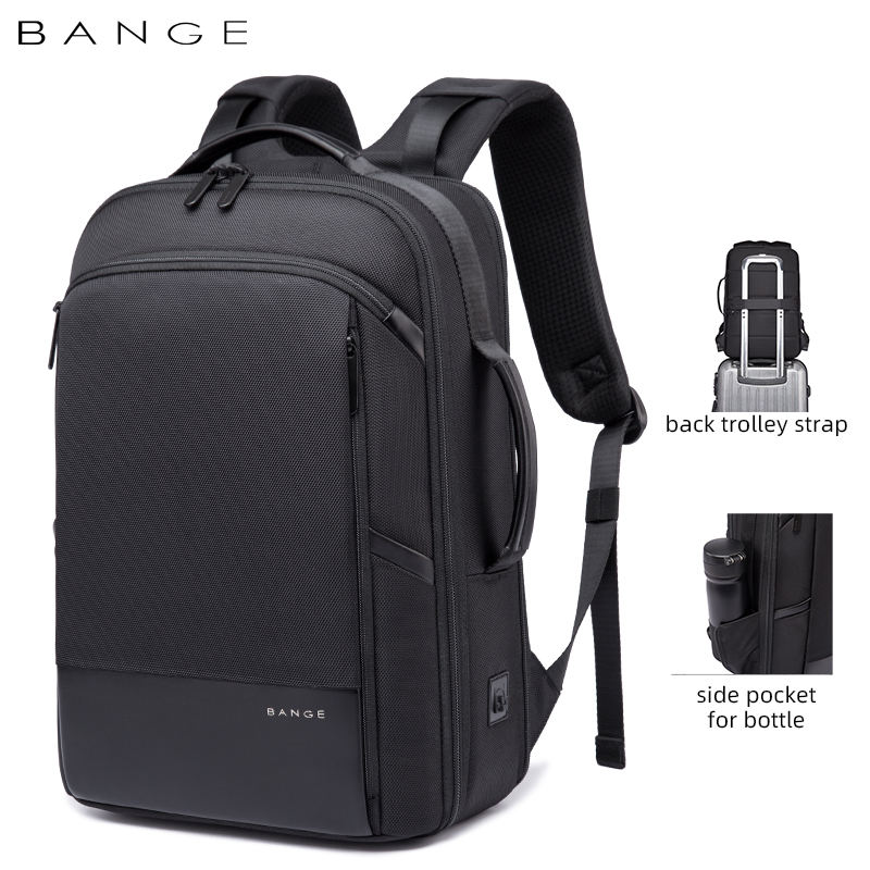 Bán sỉ Ngày Nhà máy Sạc USB Thiết kế tùy chỉnh Ba lô laptop nam thông minh thời trang công sở chống nước