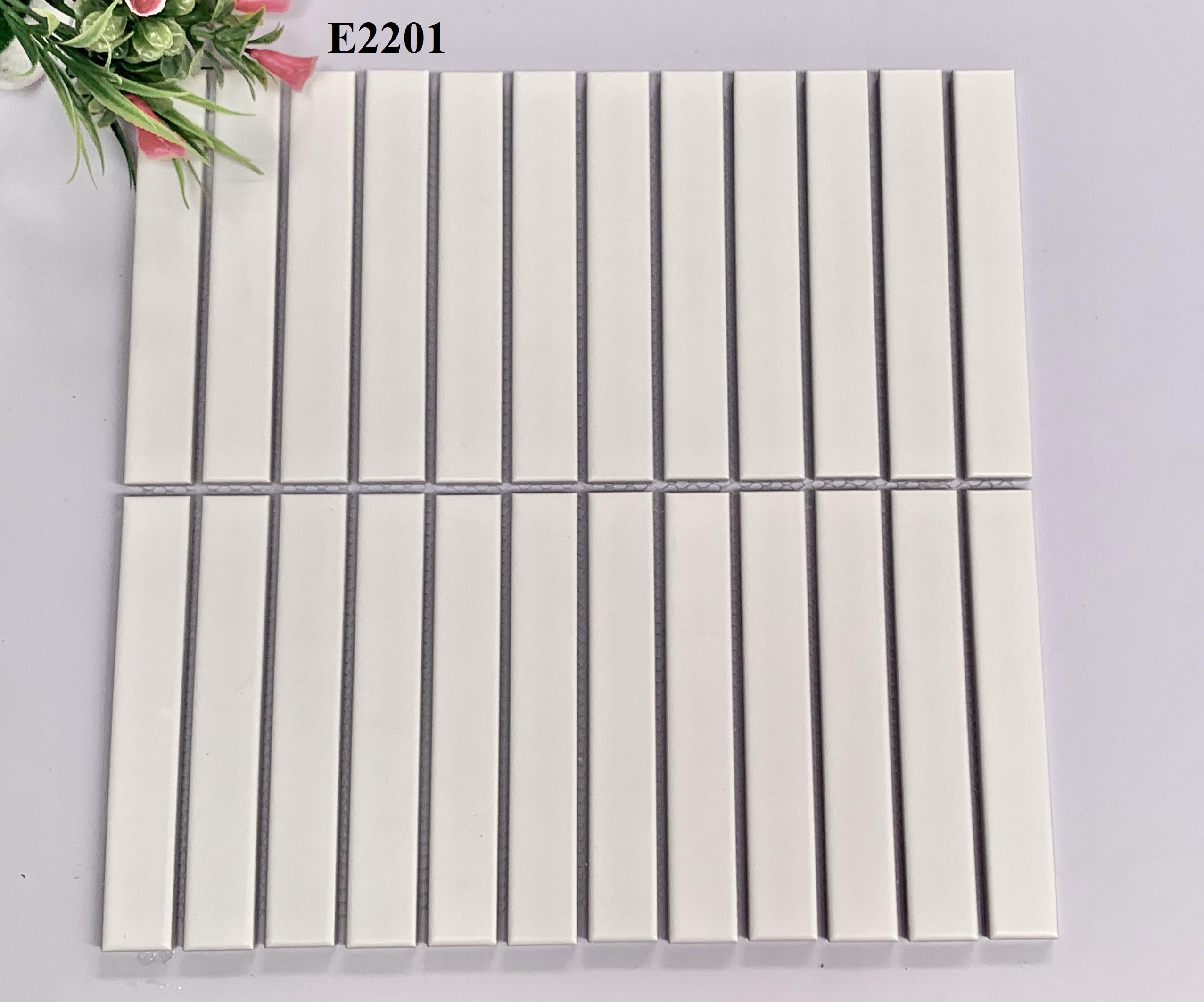 Gạch Mosaic que đũa mã E2201