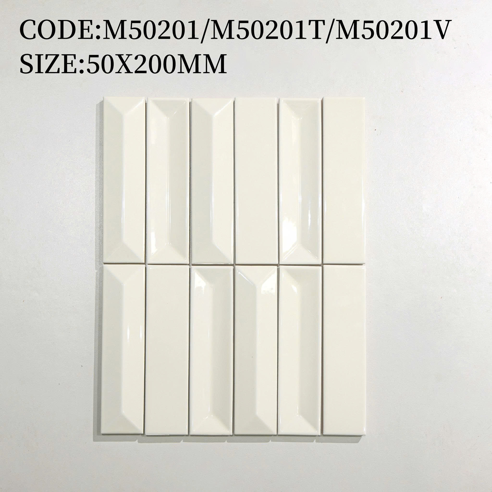 Gạch thẻ 50x200mm nhập khẩu cao cấp M50201