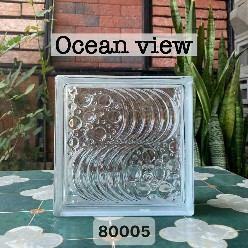 Gạch kính lấy sáng Ocean View mã 80005